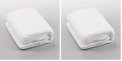 Baker Ross AX569 Manta De Nieve Falsa - 2.4 m x 90 cm, Nieve Artificial para Exhibiciones Navideñas, Alfombras De Nieve, Faldas De Árboles De Navidad, Grutas De Santa O Escaparates (Paquete de 2)