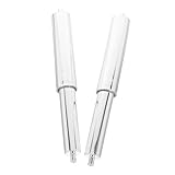 DOITOOL Toilettenpapierrollenhalter 2 Stück Einfache Montage Papierrollenhalter Mit Einschubmechanismus Für Badezimmer Und Gastronomie