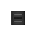 BUILDMART - 6x6 Modern AC Vent Cover - Decorative Black Aluminum Air Vent - Standard Linear Slot Diffuser - Heating and Cooling Register Grille for Ceiling, Walls & Floors - Texas Buildmart