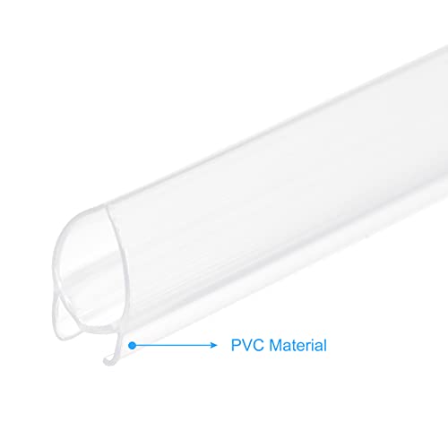 Image of MECCANIXITY PVC Poster Hanger Rail Poster Strip Bar 45cm /18inch Clear with Clips for Poster, Map, 4 Set