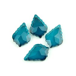 XIANGGUA 38/50mm 10~100pcs Colorful Crystal Maple Leaf Glass Lighitng Chandelier Prism Parts Crystal Chandelier Pendants For Home Decor(Zircon Blue,50mm 100pcs)