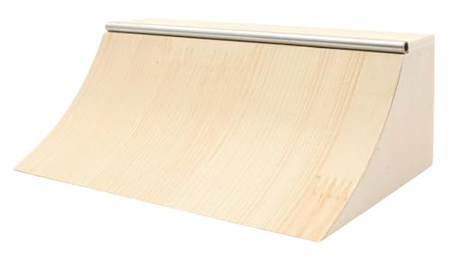 RACOFSB Wooden Fingerboard Ramp Handmade Pro Quarter Pipe Obstacles