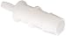 Eldon James C10-4HDPE Natural High Density Polyethylene Reduction Coupler, 5/8" Hose Barb to 1/4" Hose Barb (Pack of 10)