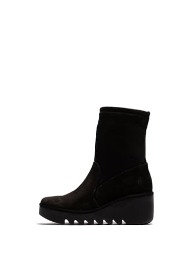 Botas Fly London Boik602fly de media caña para mujer en piel de alta calidad