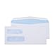 Acko 500 Pcs #9 9x4" Double Window Security Business White Mailing Envelopes for Invoices, Checks, Statements and Documents