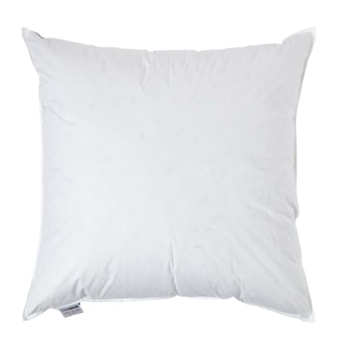 HOMESCAPES Coussin de garnissage en Plumes de Canard et Coton, Coussin à recouvrir 70x70 cm