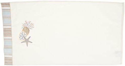 Avanti Linens By The Sea Hand Towel, White,10972WHT