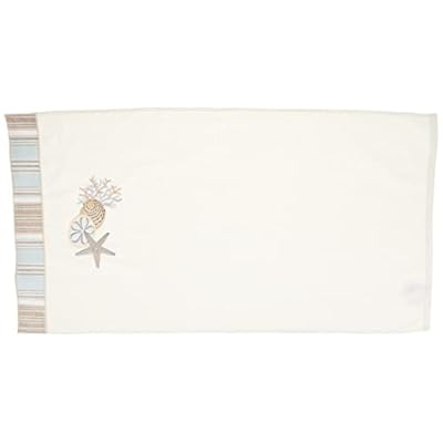 Avanti Linens By The Sea Hand Towel, White,10972WHT 21U2w+Sd5mL. SS400