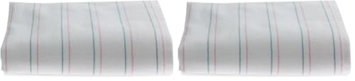 Image of Medline Candystripe Baby Receiving Blanket, 100% Cotton, 36 x36 in, 3 Count (Pack of 2)