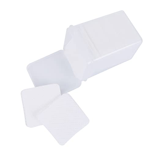 IWOWHERO 1 Box Professional Nail Discharge Cotton Pad Makeup for Lash Glue Nail Oil Cleaning Nail Oil Cotton White Cleaning Pad