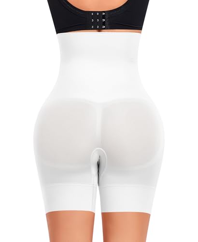 Image of Werena Tummy Control Shapewear Shorts for Women Seamless High Waisted Body Shaper Shaping Underwear Girdle Panties