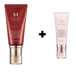 MISSHA M Perfect Cover BB Cream SPF 42 PA+++ #23 Bundle with M BB Boomer (NATURAL BEIGE)