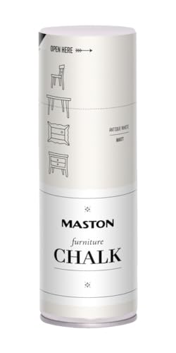 Maston Spray Paint Furniture Chalk Matt Antique White 400ml