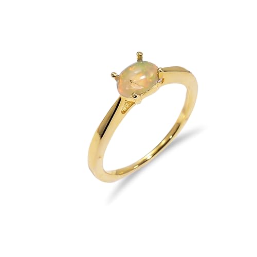 Bague d'opale éthiopienne : finissez-en avec les bijoux ternes grâce à l'argent 925 résistant