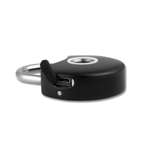 Cadeado digital bluetooth, bateria recarregável, app celular