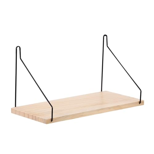 Wooden Wall Shelf, Storage Rack Decorative Easy Installation Wall...