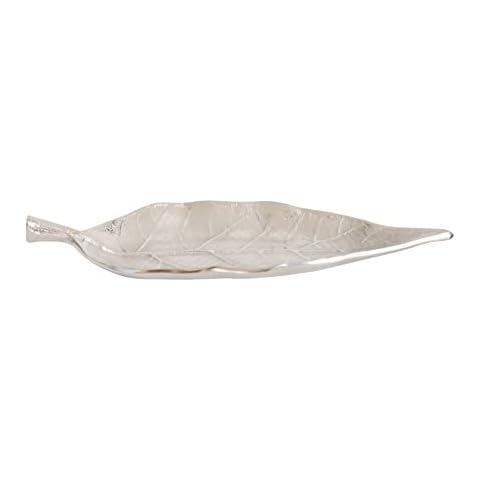 Rely+ Decorative Silver Leaf Tray| for Home Decor, Jewelry, and Small Accessories Cover