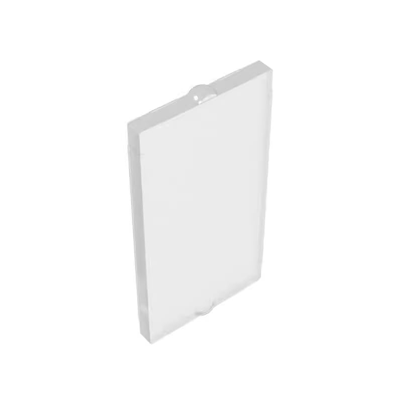 Gobricks 60602 Door Glass for Window 1x2x3 Flat Front 50 Pieces GDS-879 Compatible with Lego Building Blocks Color:Trans-Clear — image 1