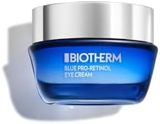 Biotherm Blue Pro-Retinol Wrinkle Smoothing Eye Cream, Anti-Wrinkle and Dark Circles Eye Care with Biotech Plankton & Pro-Retinol, Smoothes and Brightens, Ophthalmologically Tested, Vegan, 0.5 Fl. Oz