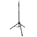 Ultimate Support TS-100B Air-Powered Series Lift-assist Aluminum Tripod Speaker Stand with Integrated Speaker Adapter