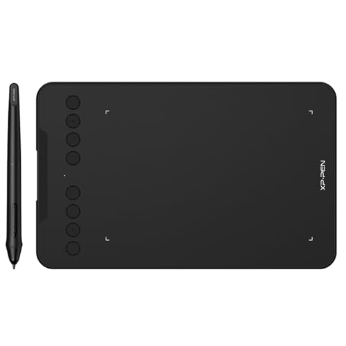 XPPen Deco mini7 V2 Graphics Drawing Tablet with with 7' Working Area, 16,384 Pen Pressure Levels,...