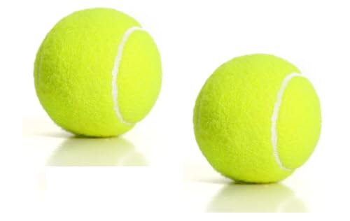 Image of Tennis Balls, Training Tennis Ball for Beginners, Interactive Playing Balls for Pets - Dog, Cat, Exercise & Fetch, Standard Size (Pack of (2)