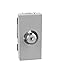 Bticino Matixgo Presa Tv 1 Modulo Grigio JG4202F Connettore Coassiale Tv Tipo F, Impedenza 75 Ohm, Aggancio A Vite - 3