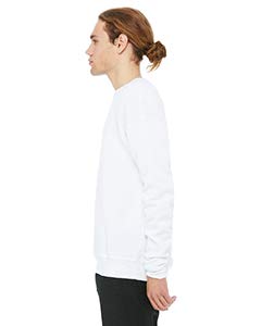 Bella + Canvas Unisex Drop Shoulder Fleece - White - L - (Style # 3945 - Original Label)3