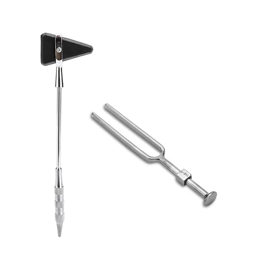Percussion knee Hammer with Tuning Fork | 512 Hz | Reflex Hammer ...