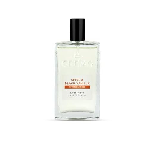 Cremo Cologne For Men - Spice & Black Vanilla Mens Cologne Spray, An Explosion of Vibrant Spices, Dark Woods and Black Vanilla, Multi-Layered Signature Men's Fragrances, 3.4 Fl Oz