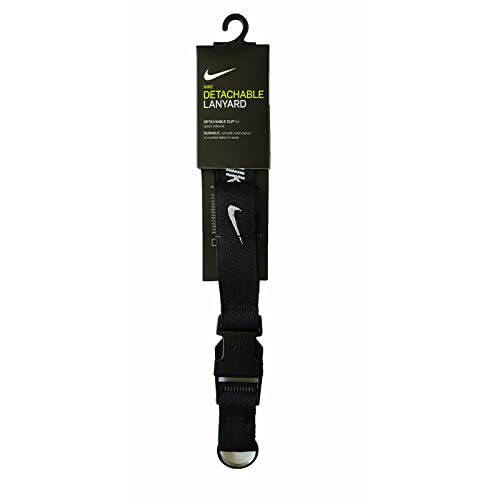 Schlüsselband Nike Lanyard in Schwarz/Weiß, NS