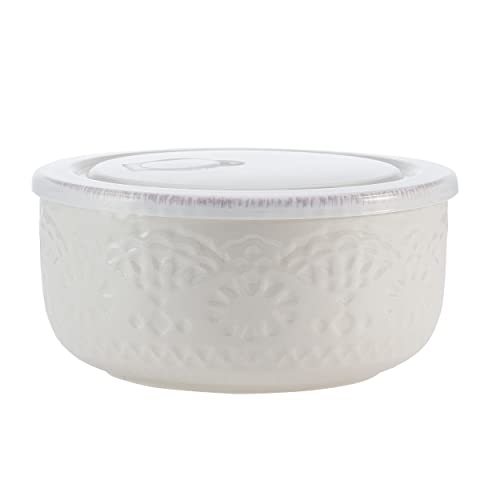 Pfaltzgraff Chateau Storage Bowls, 6 pulgadas, crema miniatura 5