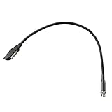 Infitronic Profi LED Mischpultleuchte BNC 450mm Schwanenhalslampe – 6 helle COB LEDs, Kaltweiß 6500K, 12V Schwanenhalsleuchte für DJ-Pult, Rack, Studio & Mischpult – 0,36W Energieeffizient