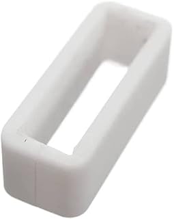 10 perni in gomma per cinturino orologio bianco