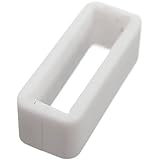 Medida: 20 mm Pasador de goma para correa de reloj 20 mm blanco (10 uds)