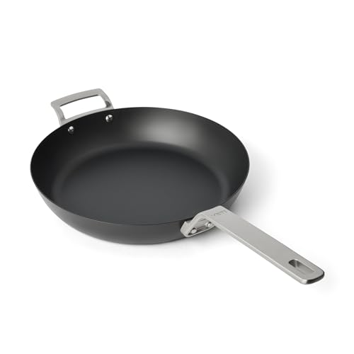 YETI Carbon Steel Skillet 12" - Pre-Seasoned Nonstick, Rust-Resistant, Use on Stovetop, Oven, Grill, or Campfire
