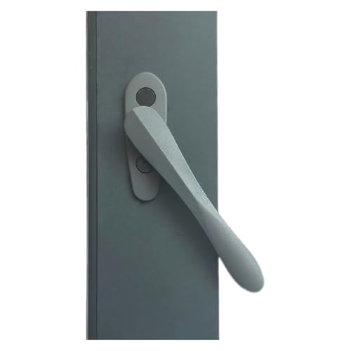Manillas Para Ventanas Manija de eje plano for puertas y ventanas plegables, accesorios aleación aluminio zinc(Grey)