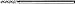 KYOCERA 2120-0625D255F Diamond Pattern Router Bit, Carbide, DLC, Fish Tail End, 1/16" Cutting Diameter, 0.255" Cutting Length, 1/8" Shank Diameter, 1-1/2" Length