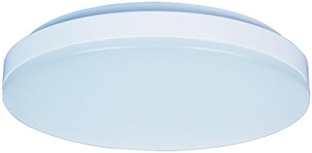 Maxim 87582WTWT Low Profile EE Opal Acrylic Round LED Flush Mount, 1-Light 12 Watt, 3"H x 11"W, White