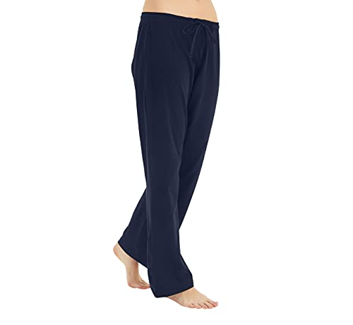 Image of U2SKIIN 2 Pack Pajama Pants for Women Soft, Cotton Comfortable Womens Lounge Lightweight Sleep Pj Bottoms