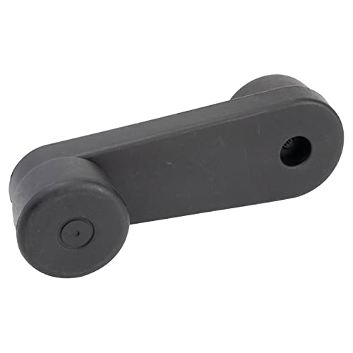 Image of TRQ Front Window Crank Handle Set Black Compatible with 2003-2007 Freightliner Classic Classic XL 1995-1996 FLD112 1991-1996 FLD120