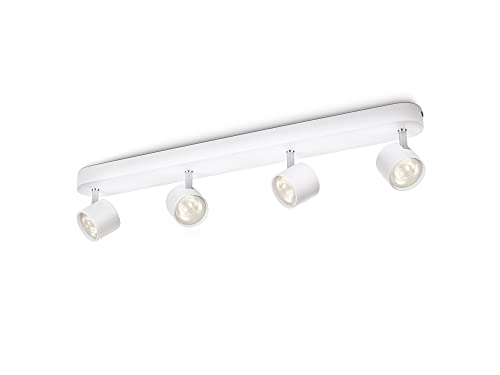Philips myLiving Star 4 Bar SpotLight Ceiling Light (Integrated 4 x 3 W LED Bulb) - White