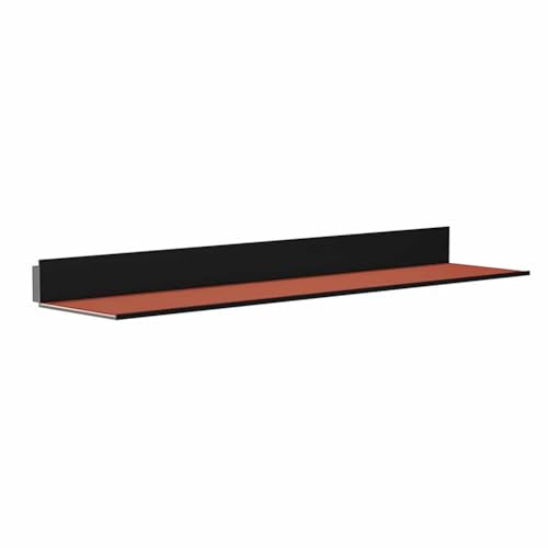 Étagère murale lumineuse en métal pour une chambre chaleureuse