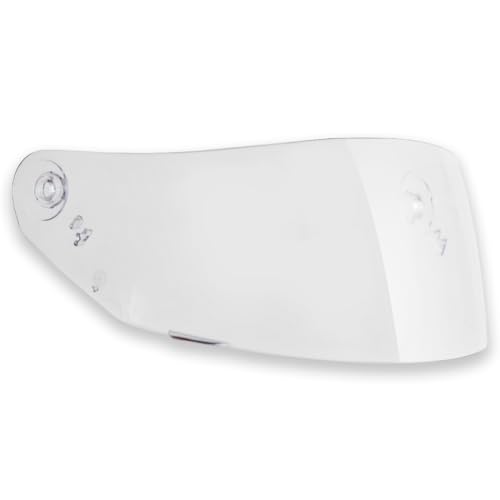 Viseira Polivisor Compativel Norisk FF302 Soul Texx Wing Espelhada anti-risco UV Cristal Transparent