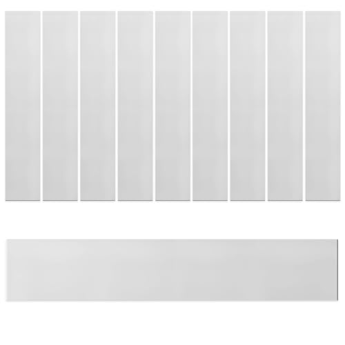 Rustark Edelstahl Blechstreifen Edelstahlblech Metallstreifen Metallplatte zum DIY Reparatur (Silber, 0.02MM)