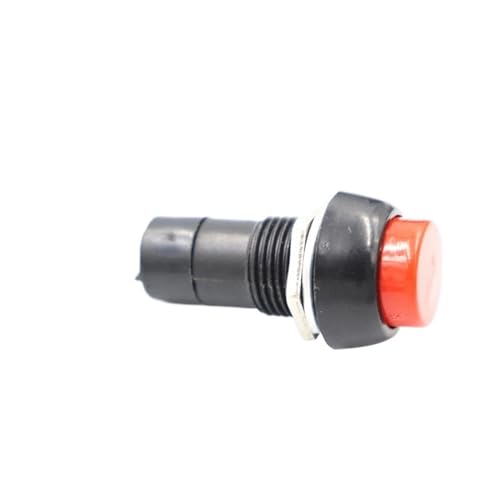 Bouton poussoir PBS-11B jaune 12mm haute sensibilité pour impulsion électrique fluide 3A 250V