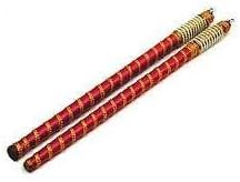 Wooden Cloth Dandia (Dandiya) Sticks - 10 Pairs (20 Sticks)