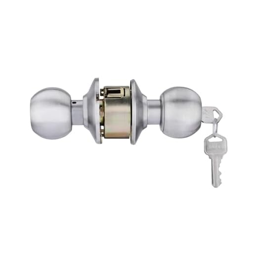 Godrej Locks Premium Cylindrical Lock (Stainless Steel) (Paid Installation)