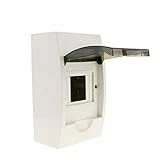 BeMatik - Caja de distribución eléctrica SPN 4M IP40 de Superficie de plástico ABS