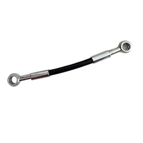 Manguera de freno hidráulico de acero inoxidable trenzado M10 de 10cm para moto